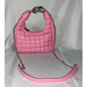 Quilted Top Handle Convertible Swing Bag